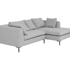 Ecksofa Gianni Dolce Hellgrau Rechts