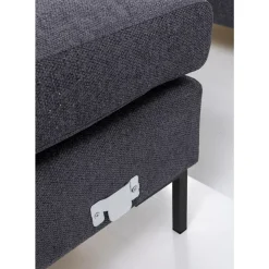 Ecksofa Gianni Grau Links