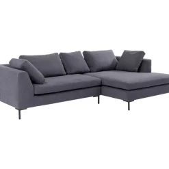 Ecksofa Gianni Grau Rechts