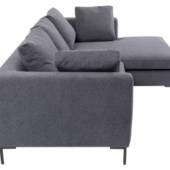 Ecksofa Gianni Grau Rechts