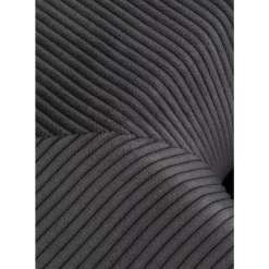 Ecksofa Infinity Ottomane Cord Grau Links