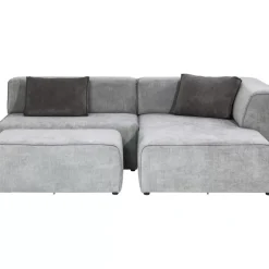 Ecksofa Infinity Ottomane Grau Rechts