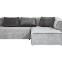 Ecksofa Infinity Ottomane Grau Rechts