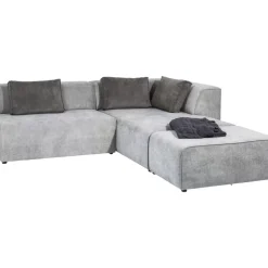 Ecksofa Infinity Ottomane Grau Rechts