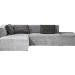 Ecksofa Infinity Ottomane Grau Links