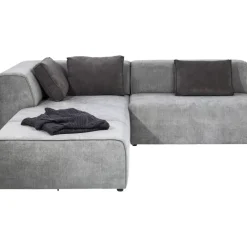 Ecksofa Infinity Ottomane Grau Links
