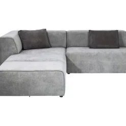 Ecksofa Infinity Ottomane Grau Links