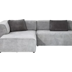 Ecksofa Infinity Ottomane Grau Links