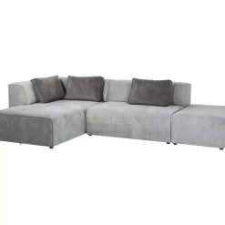 Ecksofa Infinity Ottomane Grau Links