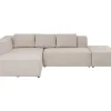 Ecksofa Infinity Ottomane Creme Links