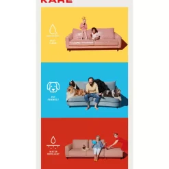 Ecksofa Infinity Ottomane Creme Links