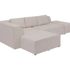 Ecksofa Infinity Ottomane Creme Links