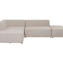 Ecksofa Infinity Ottomane Creme Links