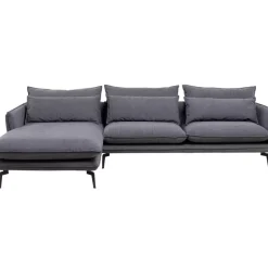 Ecksofa Monza Links Grau 296Cm