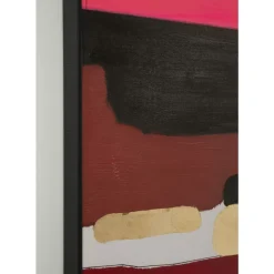 Gerahmtes Bild Abstract Shapes Pink 73X143Cm