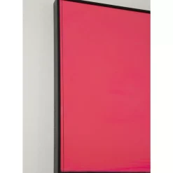 Gerahmtes Bild Abstract Shapes Pink 73X143Cm