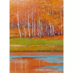 Gerahmtes Bild Autumnal 120X120Cm