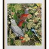 Gerahmtes Bild Birds In Jungle 80X100Cm