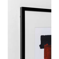 Gerahmtes Bild Box Back Rot 60X80Cm