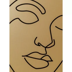 Gerahmtes Bild Faccia Arte Tri Colore 90X120Cm