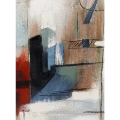 Gerahmtes Bild Visione Obliquo 100X100Cm