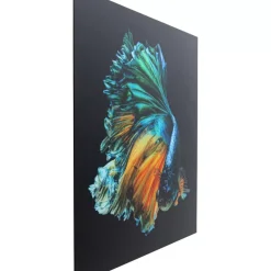 Glasbild Aqua Queen Fish 100X100Cm