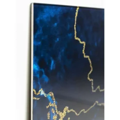 Glasbild Metallic Ocean 100X100Cm