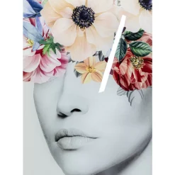 Glasbild Spring Hair 80X120Cm