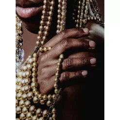 Glasbild Traditional Beads Man 100X150Cm