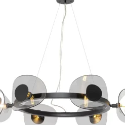 Hangeleuchte Mariposa Schwarz Smoke O81Cm