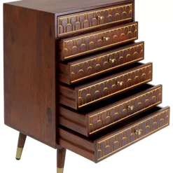 Hochkommode Muskat 6 Schube