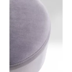 Hocker Cherry Hellgrau Silver O35Cm