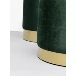 Hocker Cherry Storage Dunkelgrun Brass (2/Set)