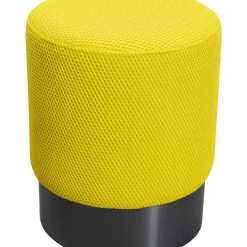 Hocker Jody Gelb Mesh Schwarz O35Cm