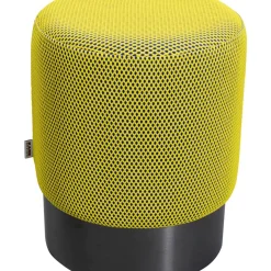 Hocker Jody Gelb Schwarz Mesh Schwarz O35Cm