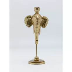 Kerzenständer Elephant Head Gold 36Cm