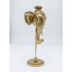 Kerzenständer Elephant Head Gold 49Cm