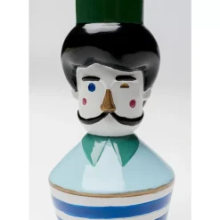 Kerzenständer Monsieur Mustache 16Cm
