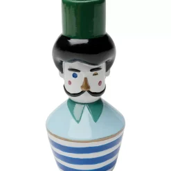 Kerzenständer Monsieur Mustache 16Cm