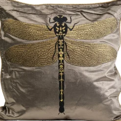 Kissen Glitter Dragonfly Braun 40X40Cm
