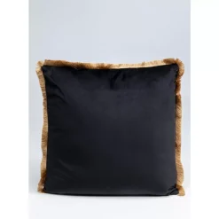 Kissen Tiger Chain Schwarz 45X45Cm