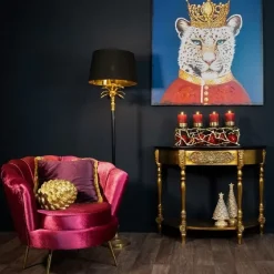 Konsole Lv Gold-Schwarz