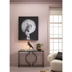 Konsole Miami Loft Schwarz 120X75Cm