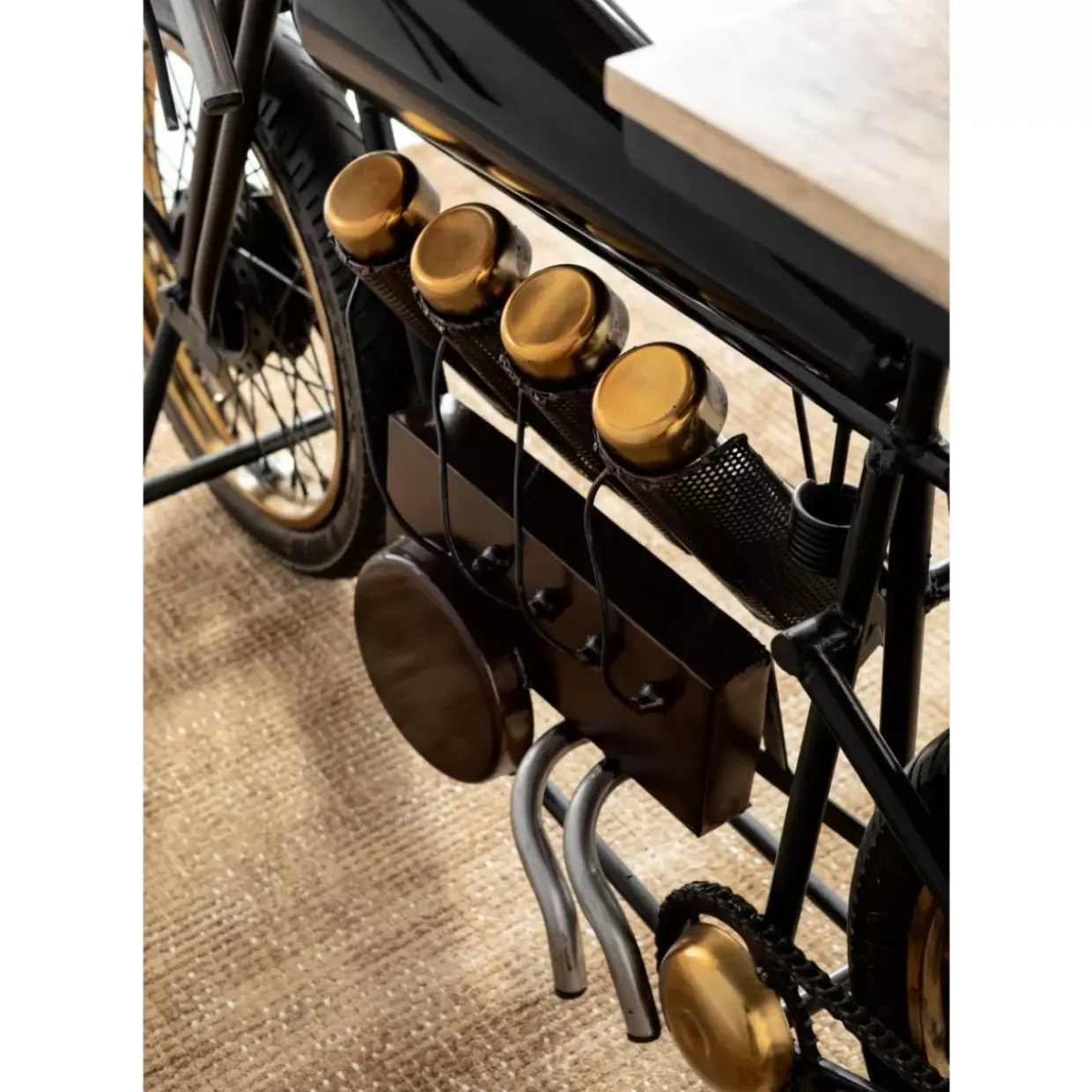 Konsole Motorbike Schwarz