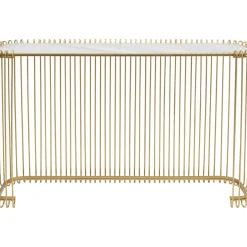 Konsole Wire Glas Marble Gold 142X89Cm