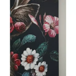 Leinwandbild Deer In Flower 90X140Cm