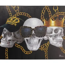 Leinwandbild Skull Gang 90X120