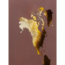 Leuchtdekoration Map Led