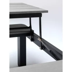 Multifunktions Couchtisch Holiday Schwarz