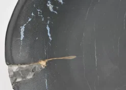 Platte Midnight Versteinertes Holz